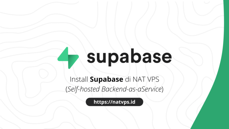 Cara Install Supabase di NAT VPS