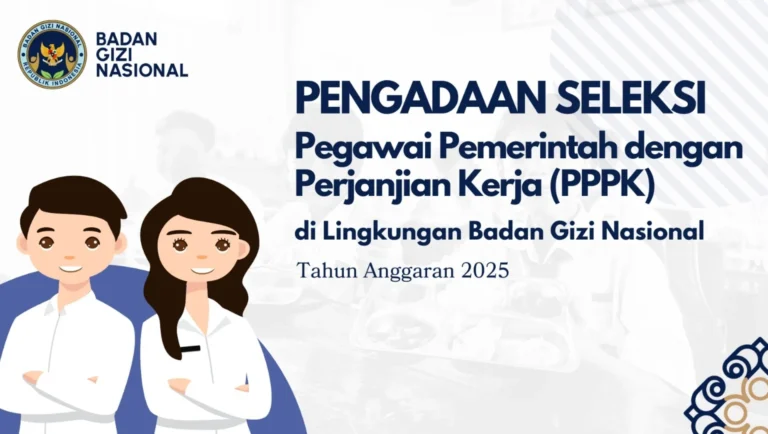 Link Resmi Cek Hasil Seleksi Administrasi PPPK BGN 2025 agar Tidak Error