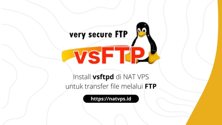 Koneksi FTP ke NAT VPS dengan vsftpd