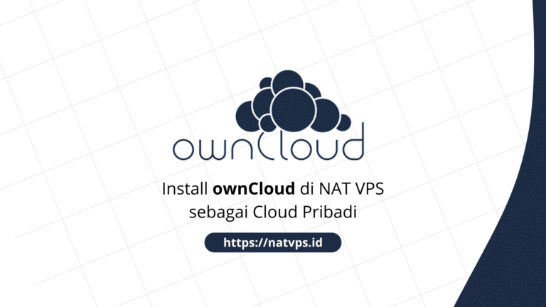 Install ownCloud di NAT VPS sebagai Cloud Pribadi