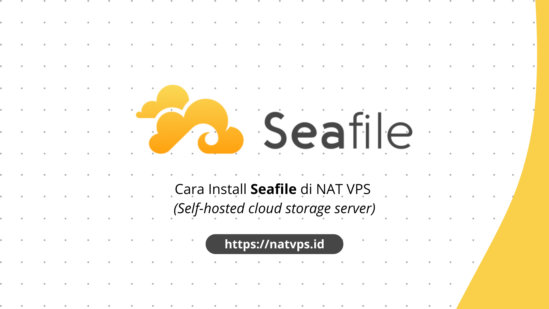 Install Seafile Cloud Storage di NAT VPS