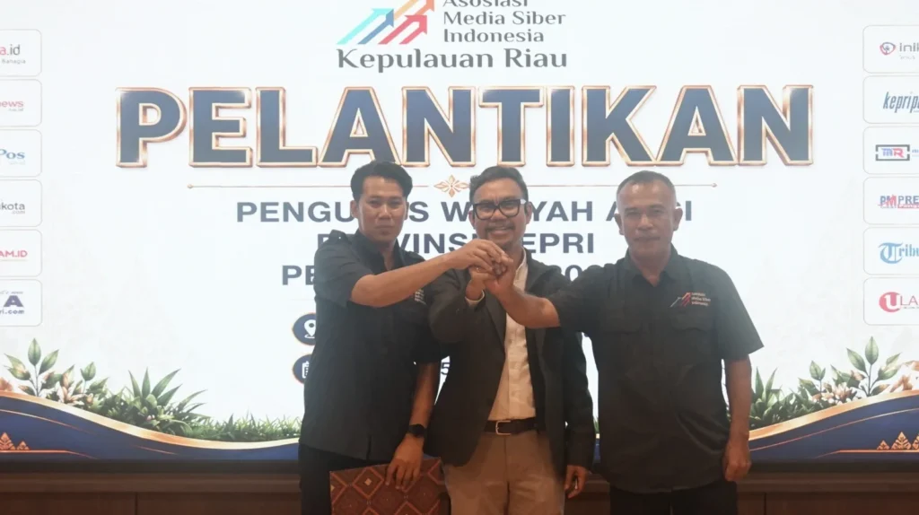 Pengurus AMSI Kepri Periode 2025–2028 Resmi Dilantik, Fokus Perkuat Kualitas Media Digital