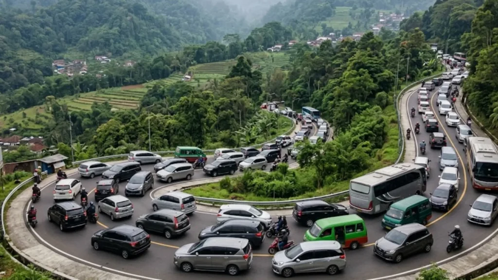 Jadwal Buka Tutup Puncak 19 April 2026, Hari Ini One Way & Ganjil Genap Jam Berapa?