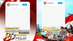 Link Twibbon HUT Bhayangkara 2026, Download Desain Peringatan ke-80 di Sini