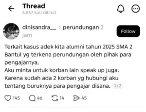 Dugaan Perundungan di SMA 2 Bantul Kembali Mengemuka, Luka Lama Alumni SMADABA Satu per Satu Terbuka